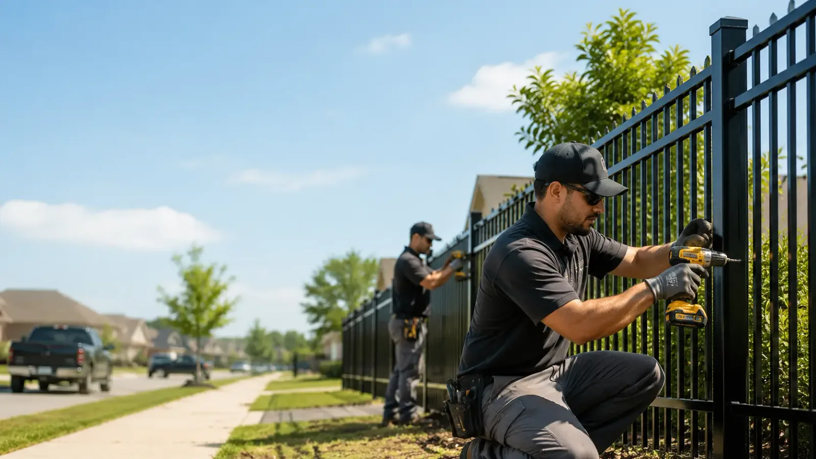 Metal Fence Installation in Midland, IN